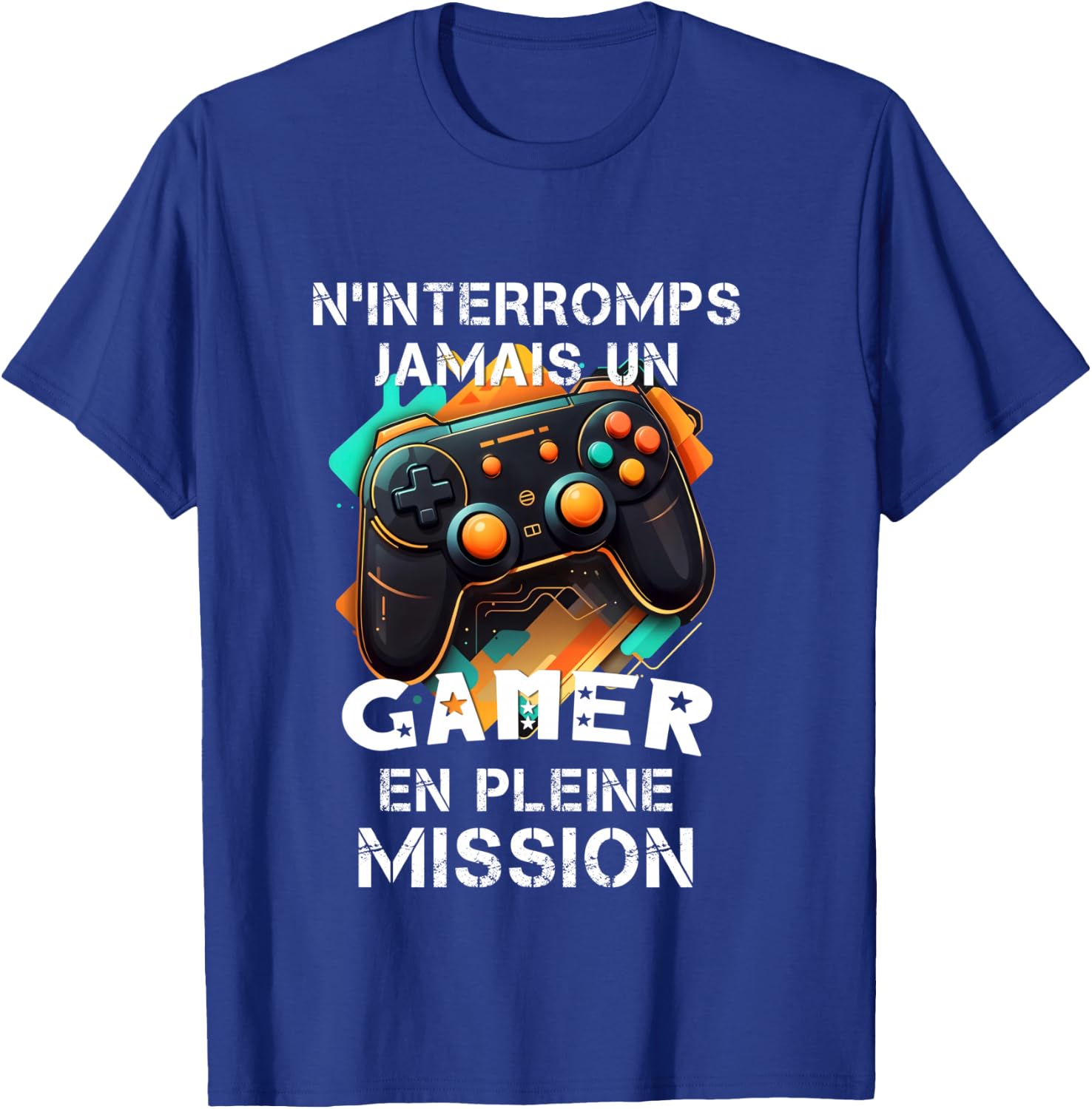 Gamer geek addicted to video games teen gaming console humor , Black, S T-Shirt - T-Shirt | Royal