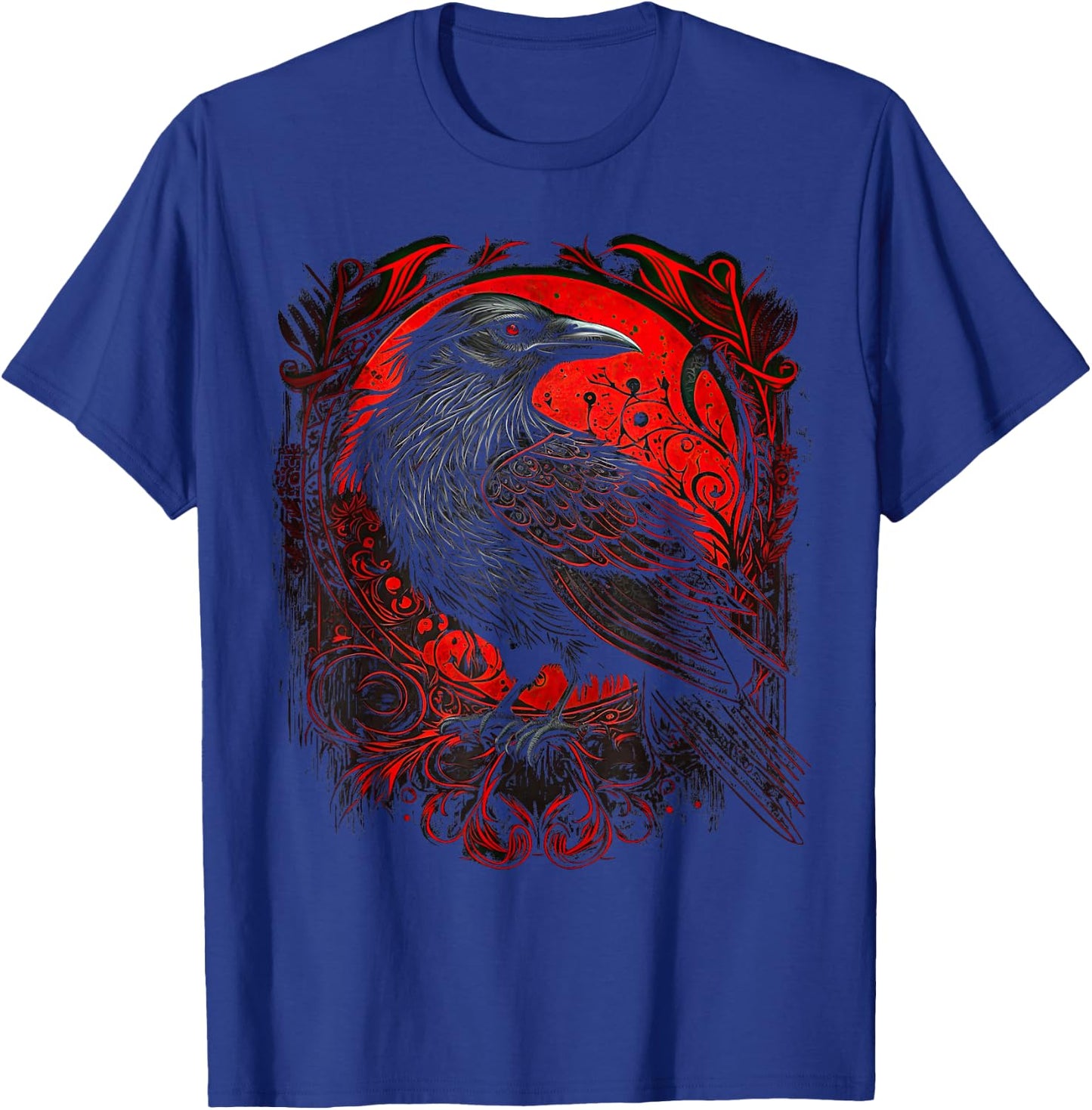 Odin's Raven Viking Norse Runes Nordmann Mythology T-Shirt - T-Shirt | Royal