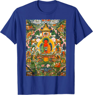 Buddha Amitabha Tibetan Buddhist Thangka Mandala Buddhism T-Shirt - T-Shirt | Royal