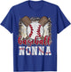 Baseball Nonna Leopard Baseball Lover Family Matching T-Shirt - T-Shirt | Royal