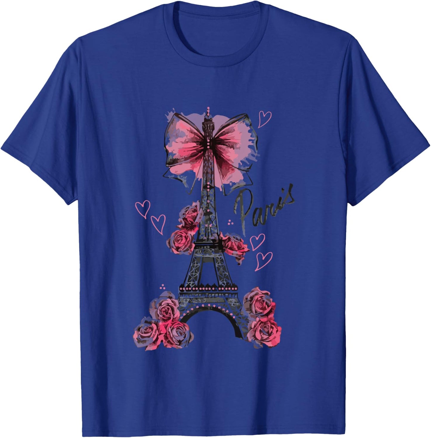 Paris, Eiffel Tower, Paris , grey, S T-Shirt - T-Shirt | Royal
