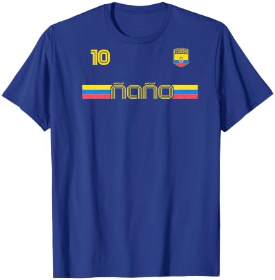 NANO Ecuador ñaño brother friend Ecuadorian flag Ecuador , Black, S T-Shirt - T-Shirt | Royal