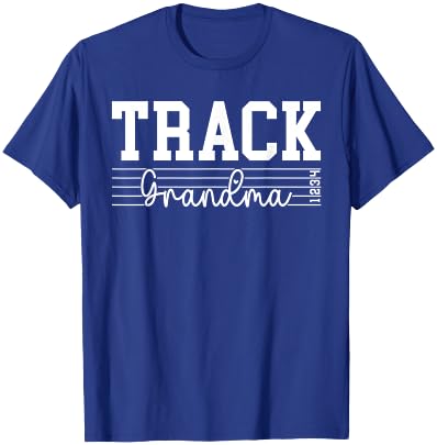Track Grandma Of A Track And Field Athlete Grandma T-Shirt - T-Shirt | Royal