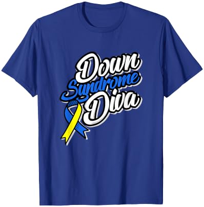 Down Syndrome Awareness Shirts Special Support Diva Perfect T-Shirt - T-Shirt | Royal