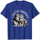 I Love My Roommate, Vintage Cats Lovers T-Shirt - T-Shirt | Royal