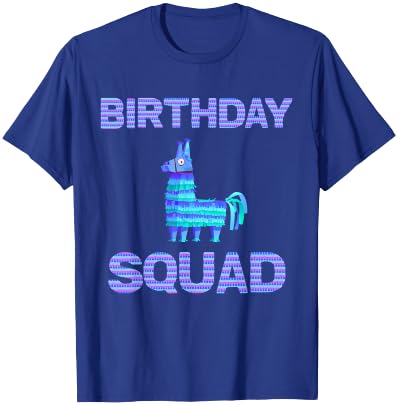 Birthday Squad - Squad Birthday Llama Piñata Shirt T-Shirt - T-Shirt | Royal