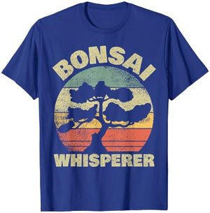 Bonsai Whisperer - Japanese Bonsai Tree - Horticulturist T-Shirt - T-Shirt | Royal