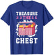 Treasure The Chest Breast Cancer T-Shirt - T-Shirt | Royal