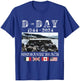 80th Anniversary of the Normandy Landings, History of the , Black, S T-Shirt - T-Shirt | Royal