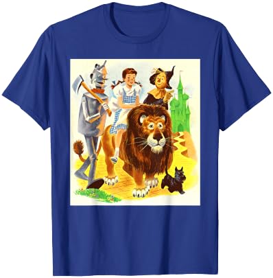 OZ Dorothy Toto Scarecrow Cowardly Lion Tin Man Wizard of OZ T-Shirt - T-Shirt | Royal