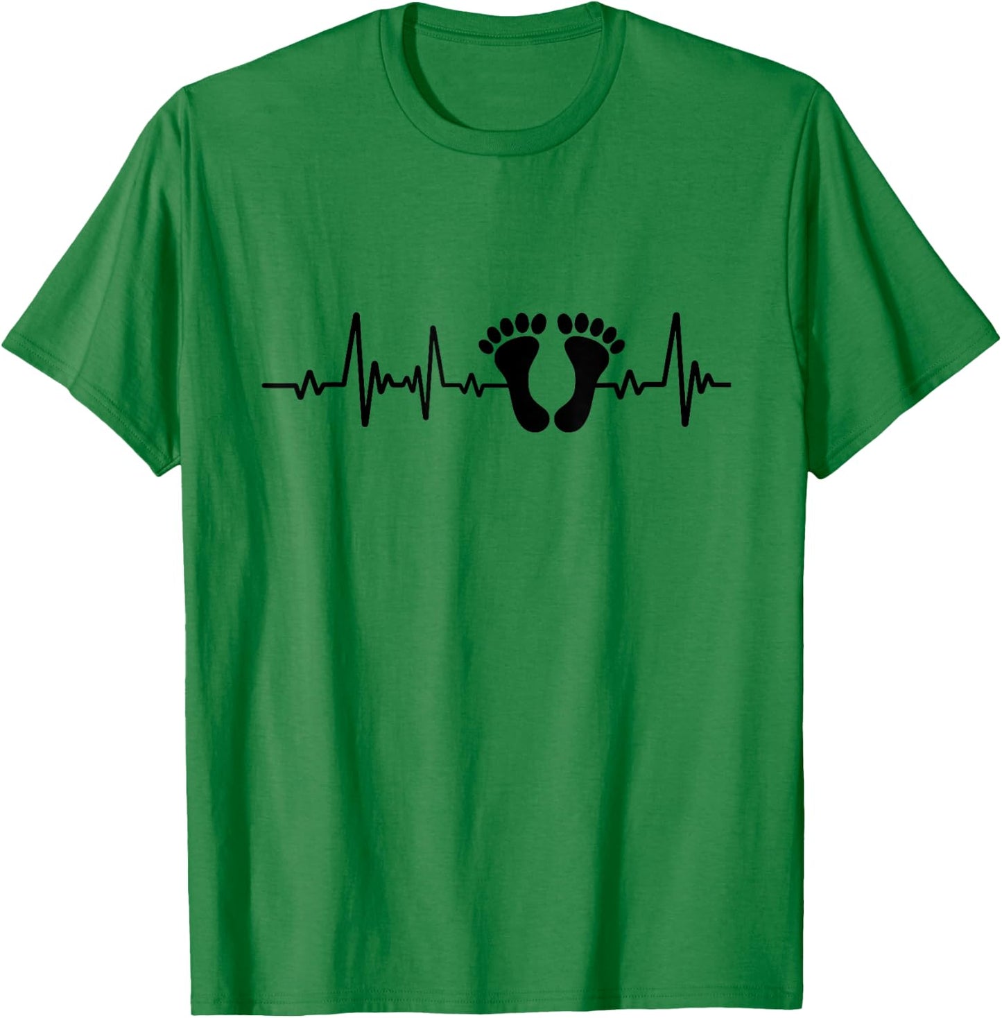 Gift Original Grandpa Granny Black Feet , grey, S T-Shirt - T-Shirt | Irish Green