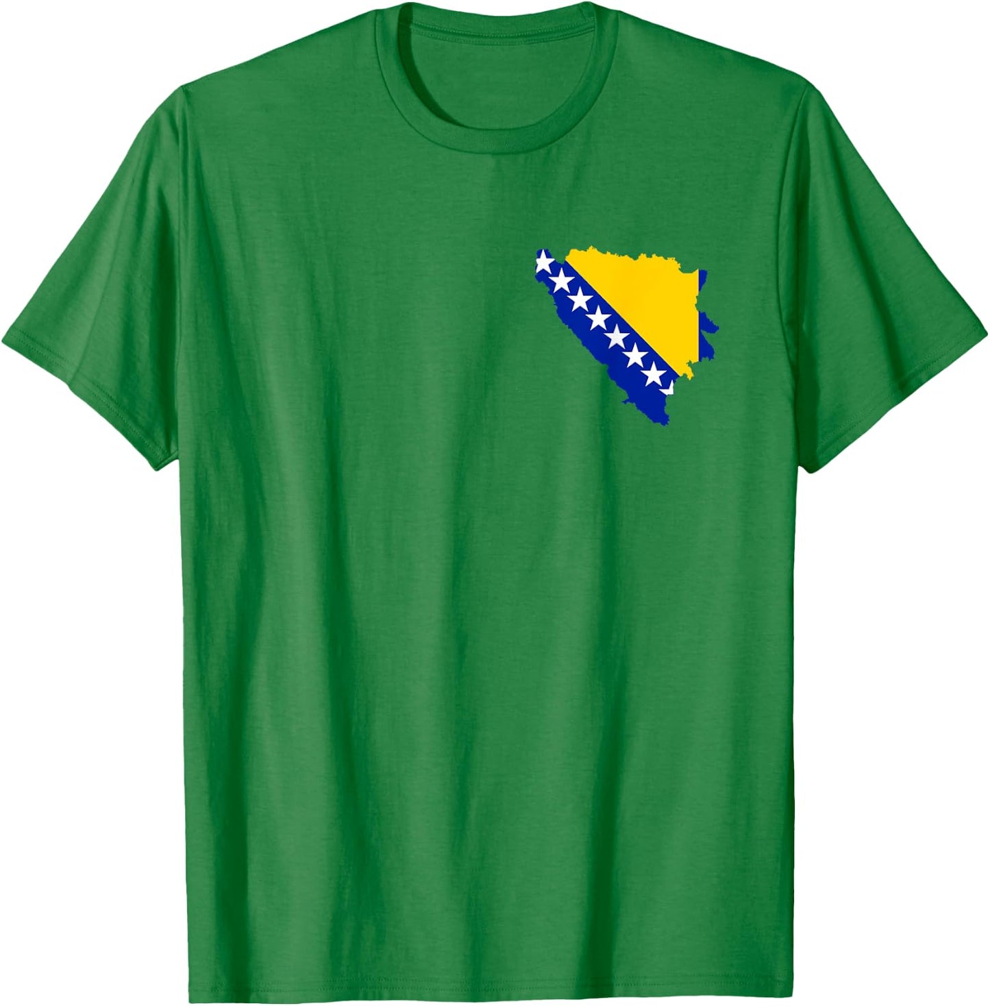 Bosnien Flagge Bosnische Farben Sarajevo Frauen Männer BIH T-Shirt - T-Shirt | Irish Green