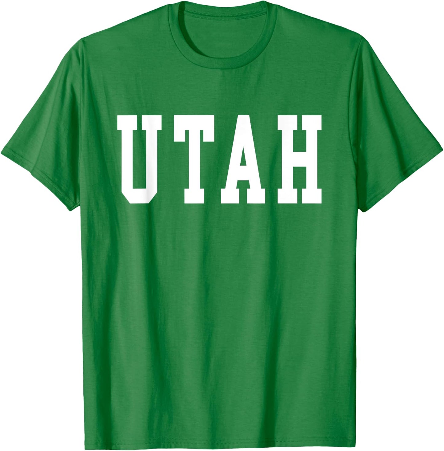 Vintage Utah Men Utah Women Retro UT Red Utah State Gift T-Shirt - T-Shirt | Irish Green