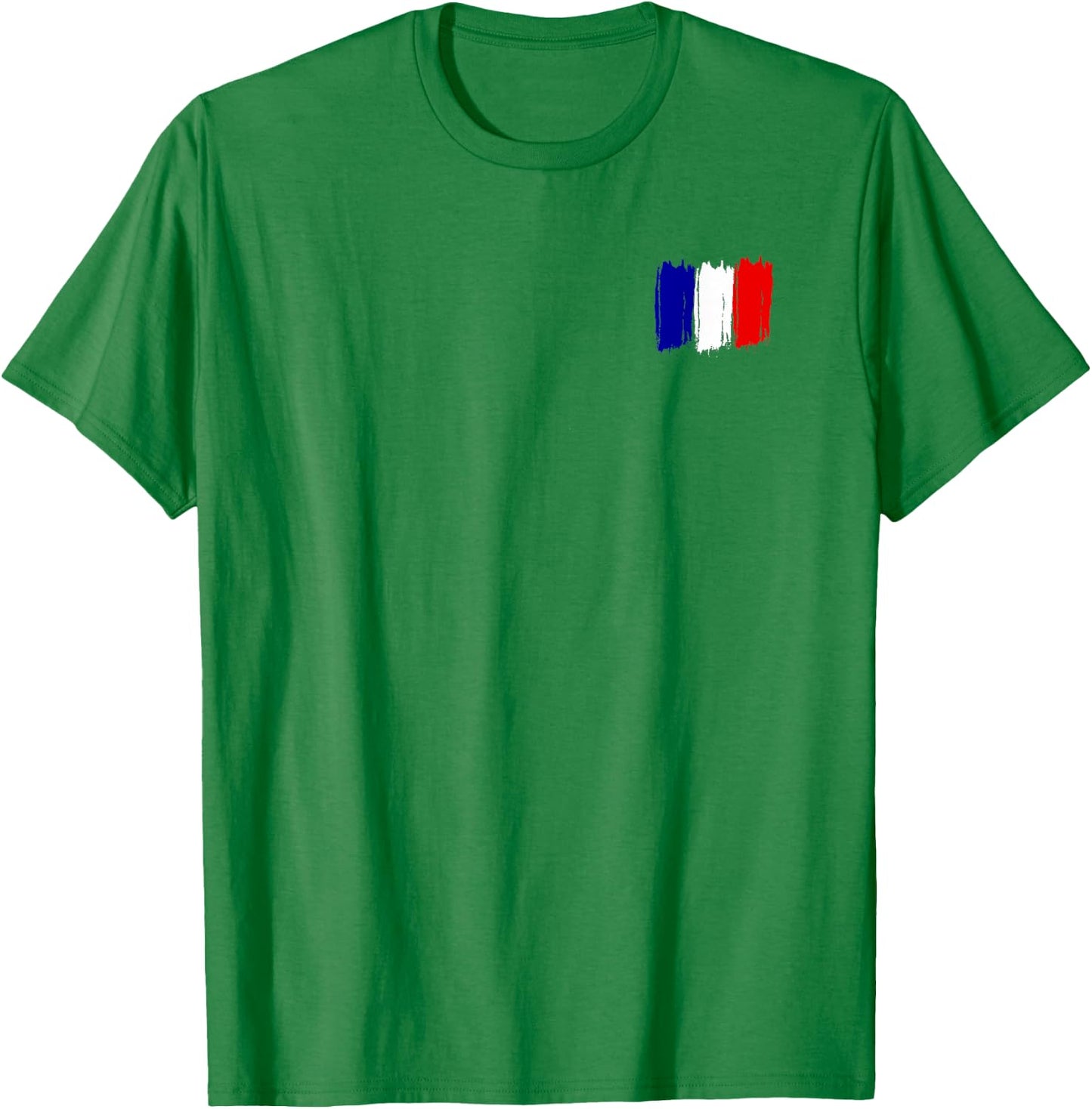 Drapeau France simple bleu blanc rouge 14 juillet , white, S T-Shirt - T-Shirt | Irish Green