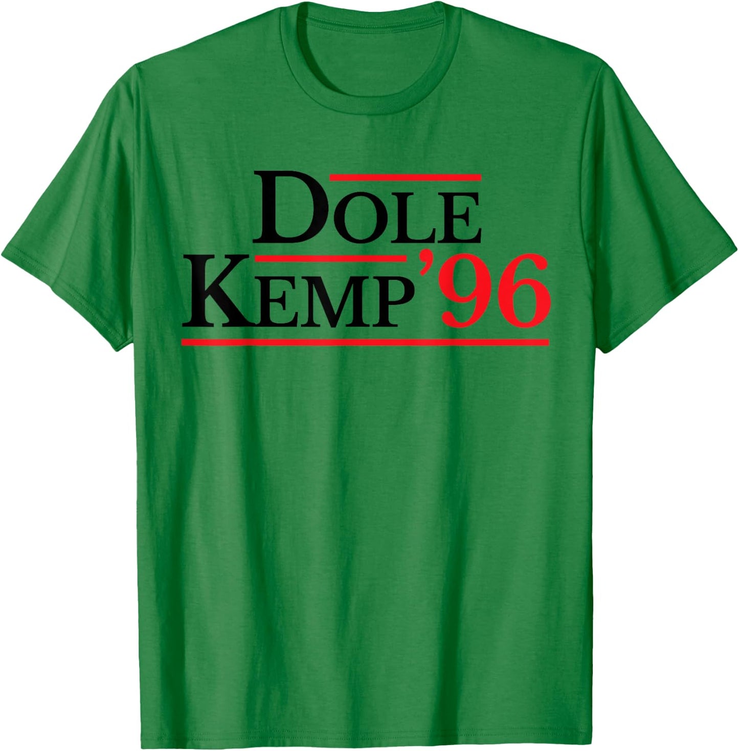 Bob Dole Vintage Political Dole Kemp '96 Election T-Shirt - T-Shirt | Irish Green