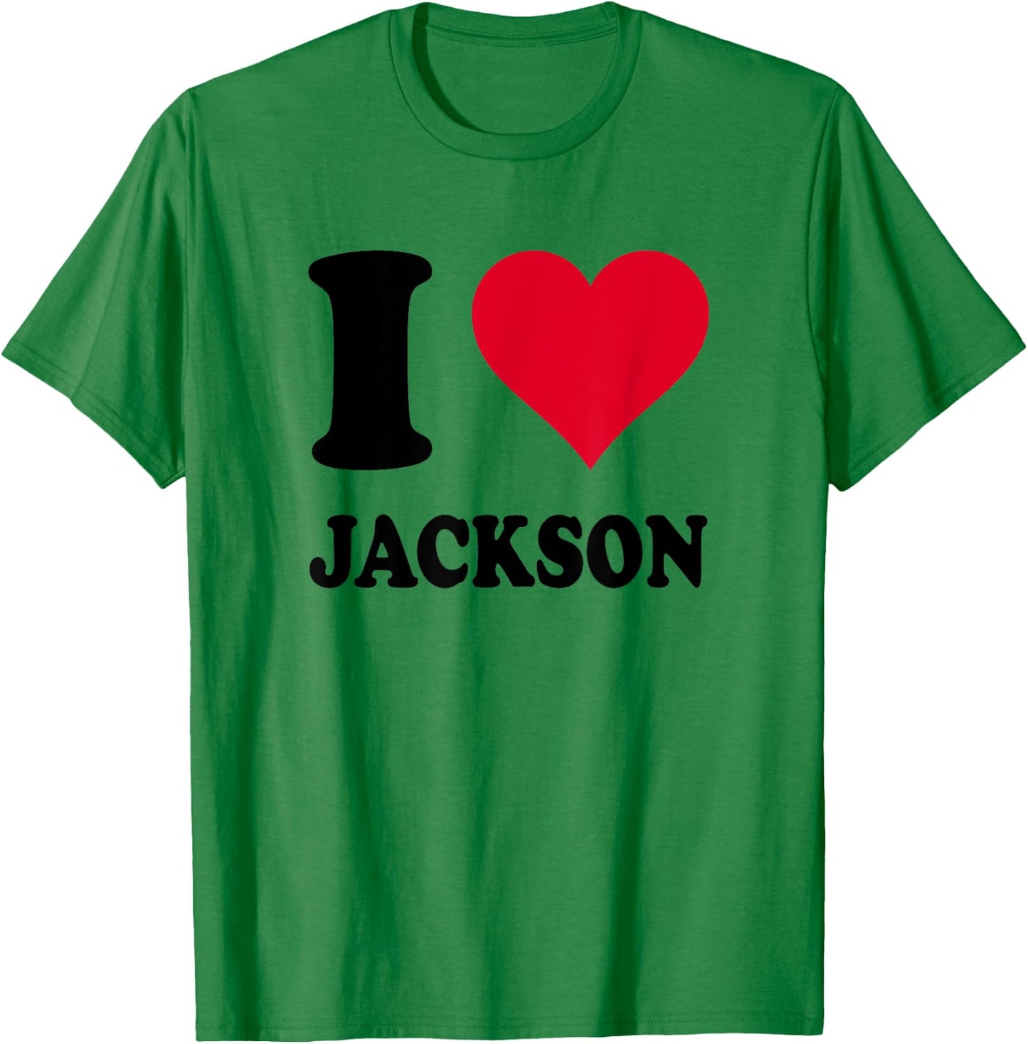 I Love Jackson , white, S T-Shirt - T-Shirt | Irish Green