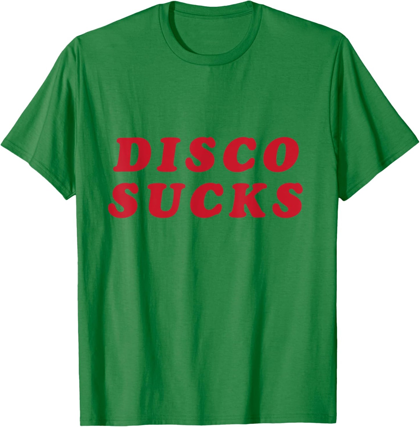 Retro Disco Sucks T Shirt for Vintage 70s Nostalgia fan T-Shirt - T-Shirt | Irish Green
