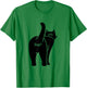 Sup? Hello Hi Cat Lady Butt Minimalist Hi Humor Cat T-Shirt - T-Shirt | Irish Green