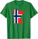 Minnesota Norway, Norwegian Flag MN Heritage T-Shirt - T-Shirt | Irish Green