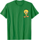 Looney Tunes Tweety Bird Simple Standing Pocket T-Shirt - T-Shirt | Irish Green