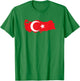 Türkei Türkei Flagge T-Shirt - T-Shirt | Irish Green