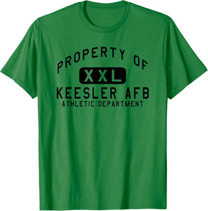 Property of Keesler AFB Athletic Department T-Shirt - T-Shirt | Irish Green