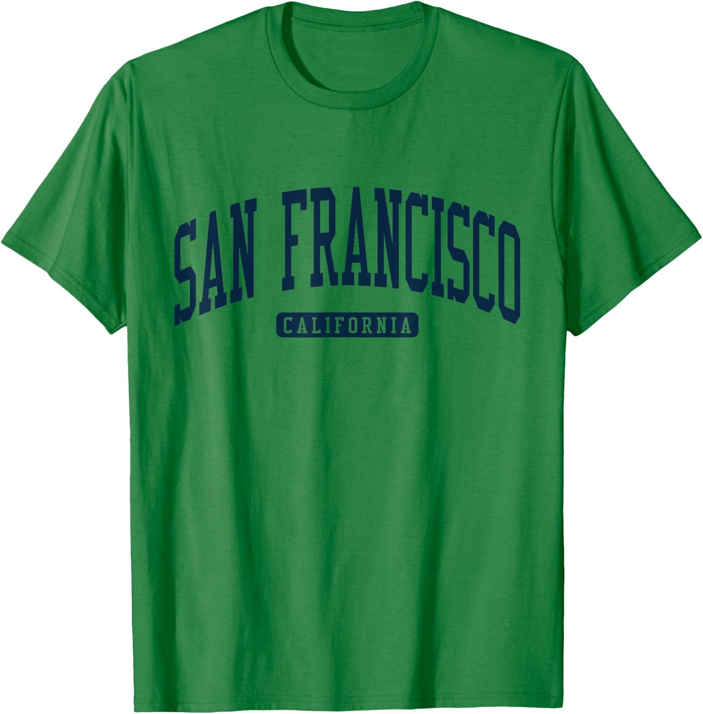 San Francisco, Kalifornien, CA, College University, Marineblau T-Shirt - T-Shirt | Irish Green