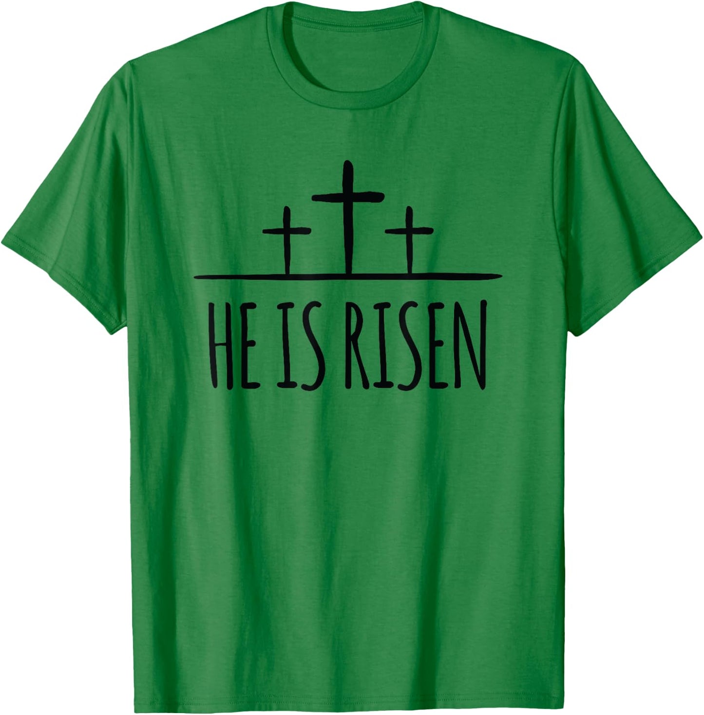 Jesus Christ Is Risen Shirt Men Women Christians Easter T-Shirt - T-Shirt | Irish Green