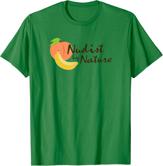 "Nudist by Nature" Pro Nudism T-Shirt - T-Shirt | Irish Green