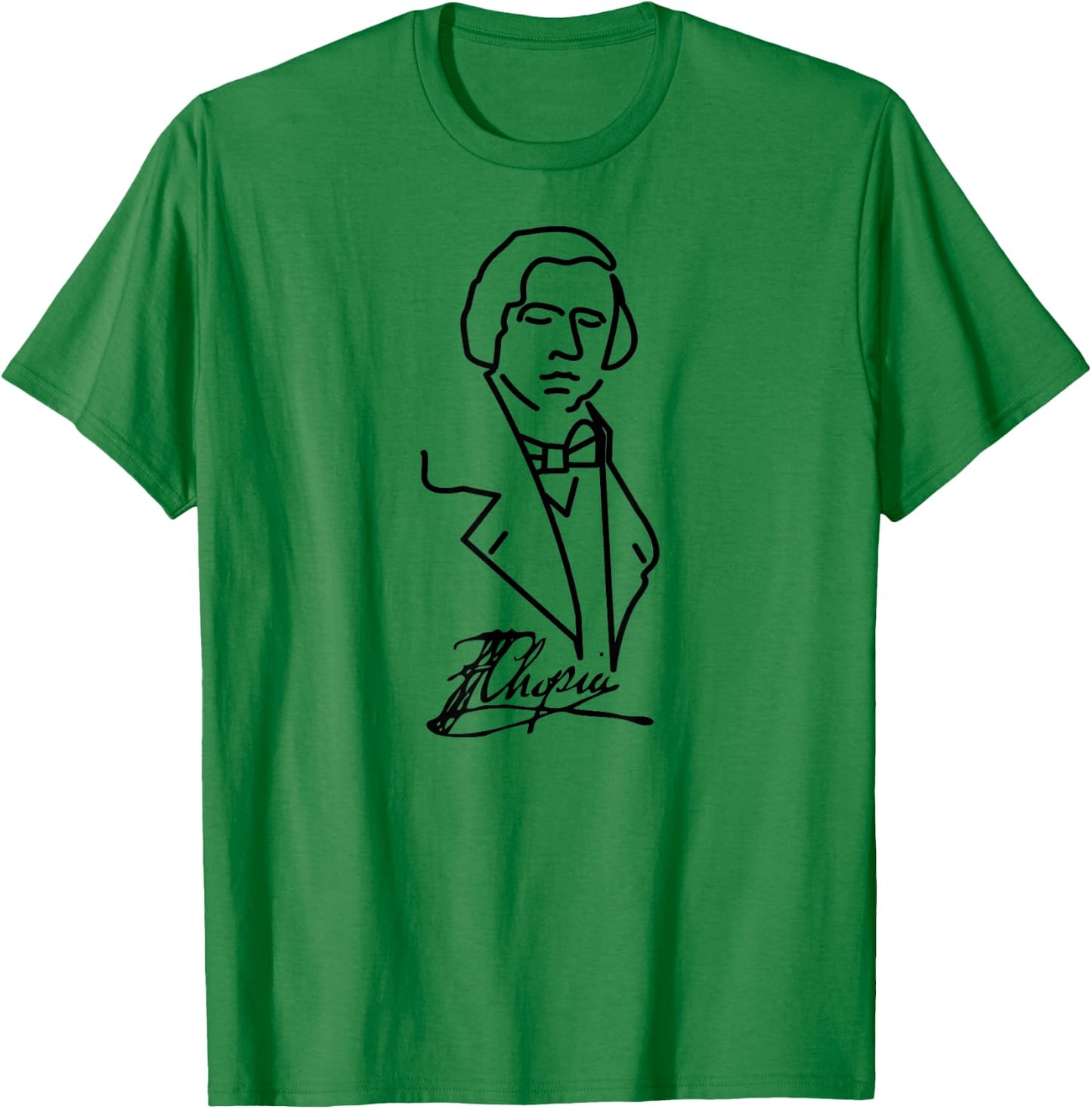 Classical Music, Pianist, Chopin, Musician, Composer Shirt T-Shirt - T-Shirt | Irish Green