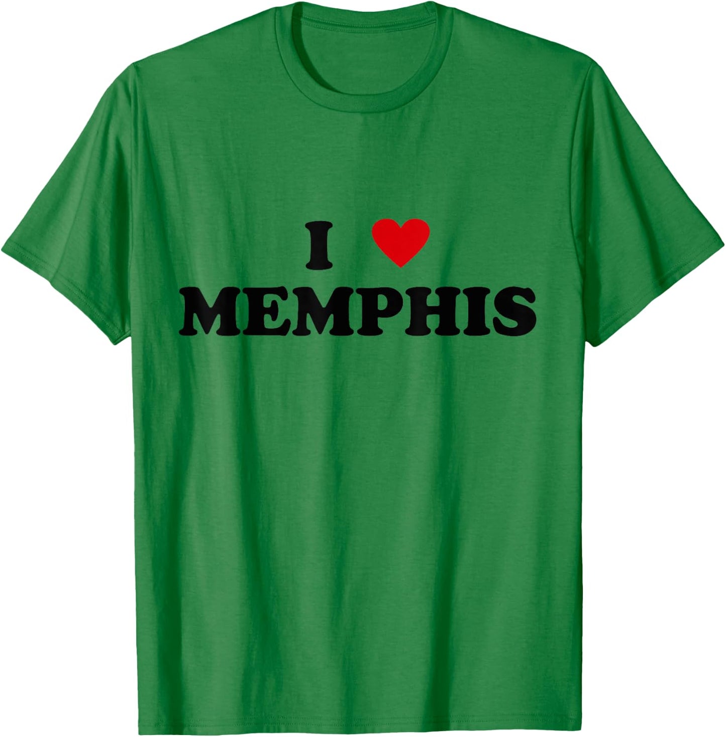 I Heart USA City - I Love Memphis T-Shirt - T-Shirt | Irish Green