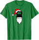 Kettlebell Santa Hat And Beard Christmas Workout T-Shirt - T-Shirt | Irish Green
