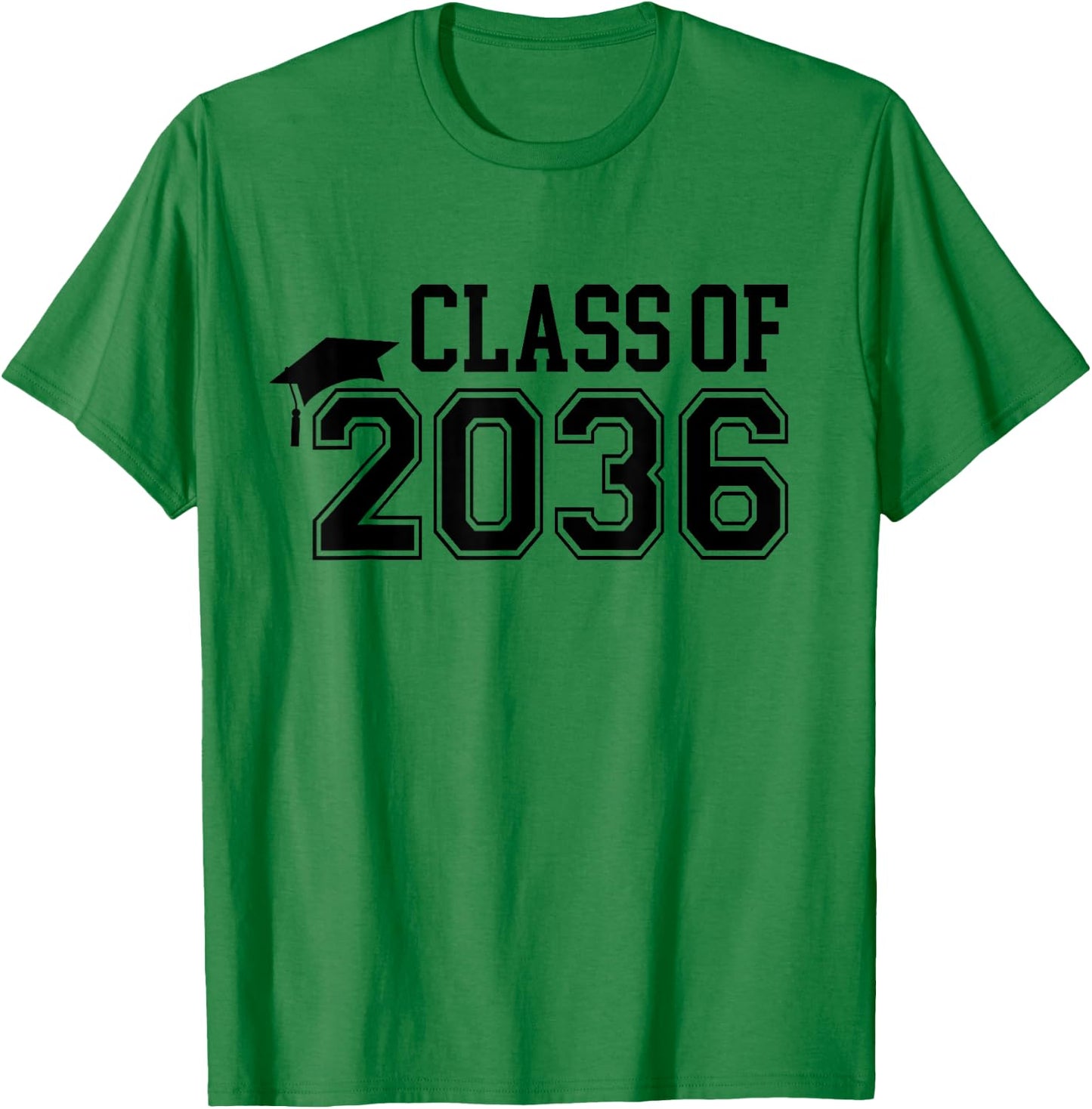 Class of 2036 First Day of School Graduation Boys Girls Kids T-Shirt - T-Shirt | Irish Green