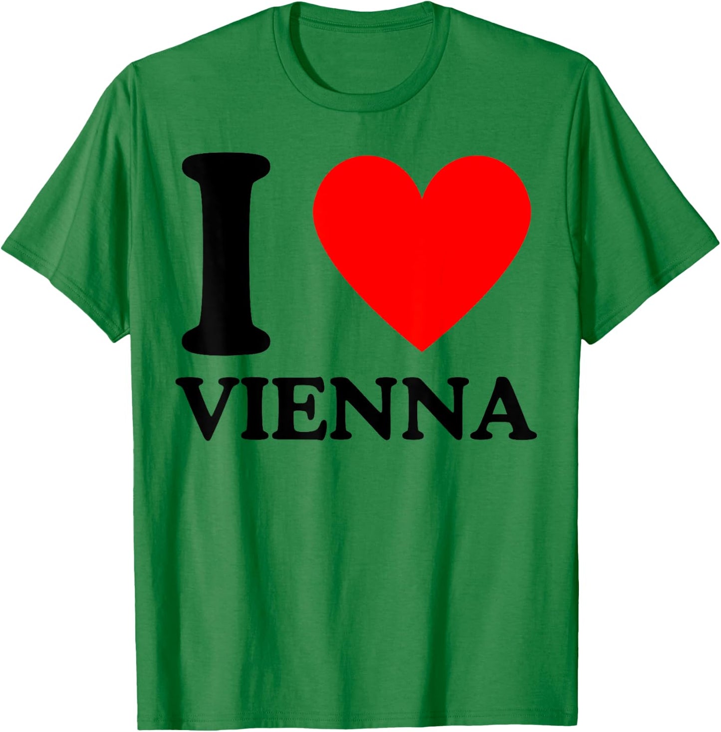 I Love Vienna - Ich liebe Wien T-Shirt - T-Shirt | Irish Green
