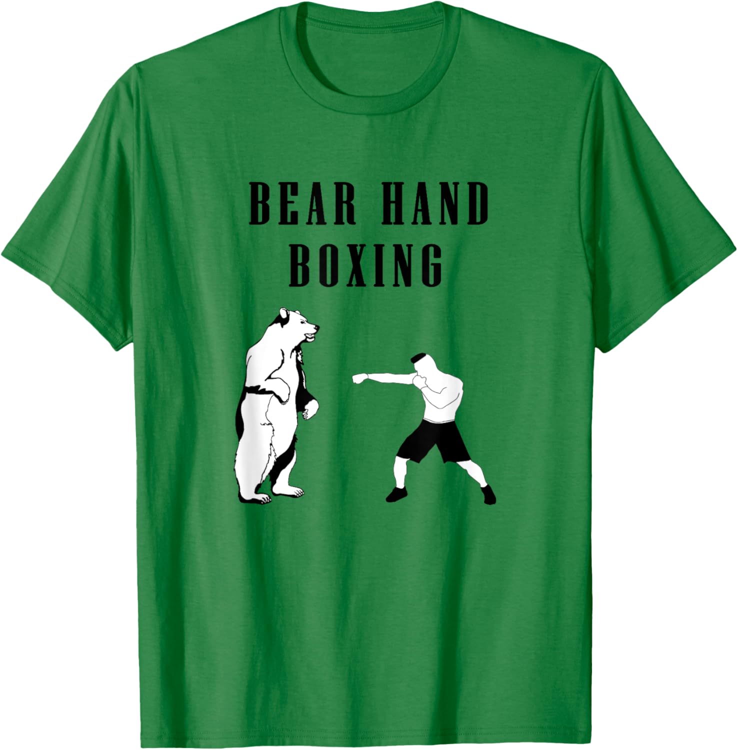 Bear hand boxing T-Shirt - T-Shirt | Irish Green