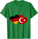 Türkische Deutsche Liebe und Freundschaft T-Shirt - T-Shirt | Irish Green