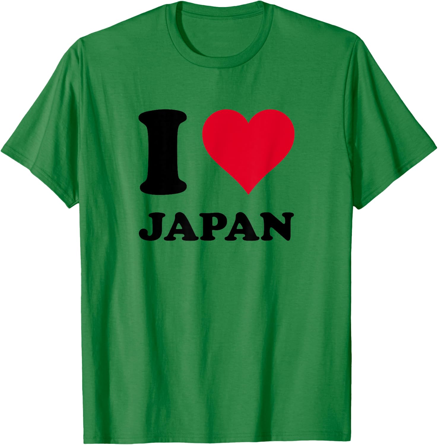 I Love Japan T-Shirt - T-Shirt | Irish Green