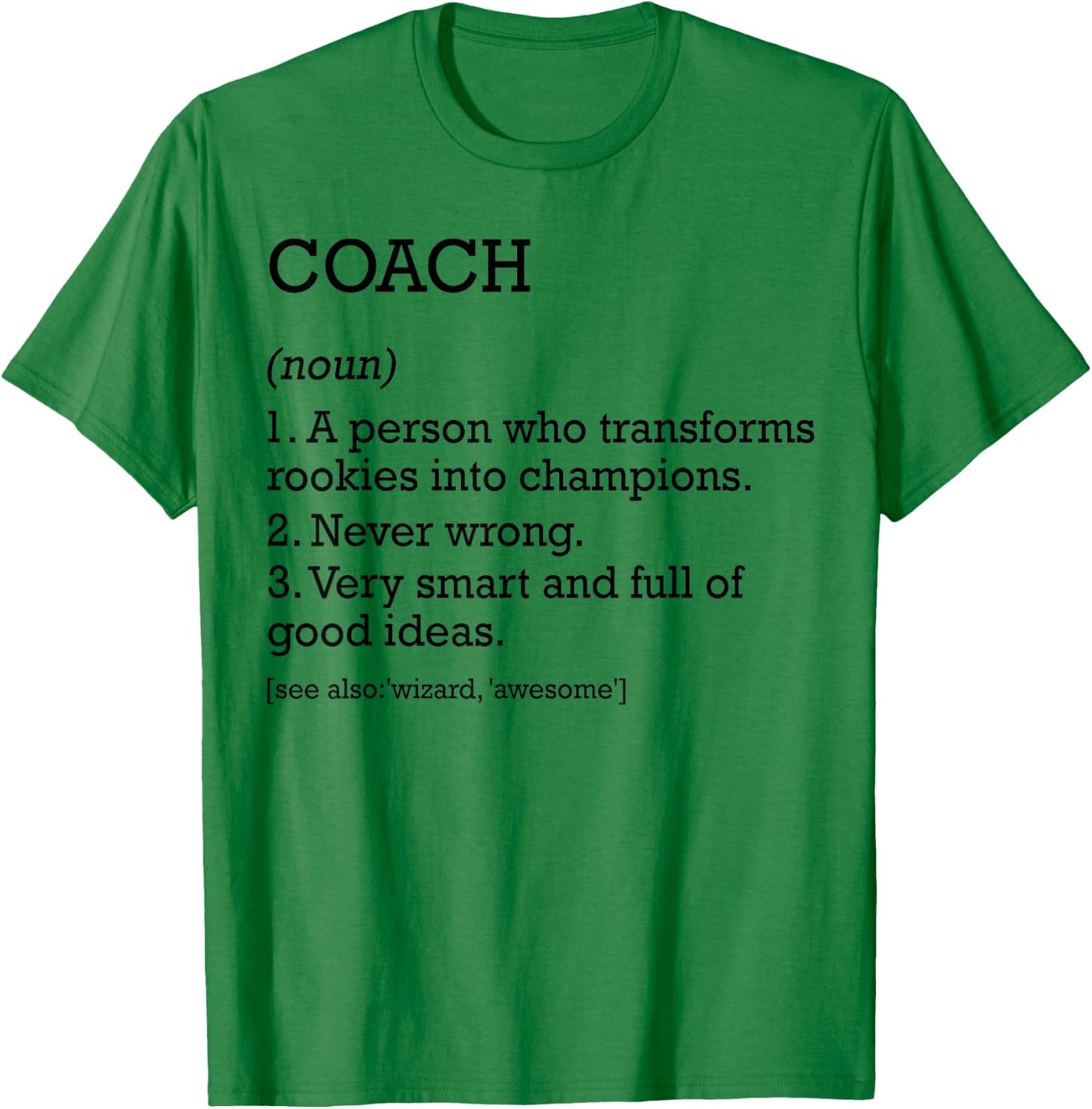 Coach Job Definition personnalisée Funny Coach T-Shirt - T-Shirt | Irish Green