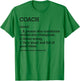 Coach Job Definition personnalisée Funny Coach T-Shirt - T-Shirt | Irish Green