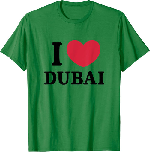 I Love Dubai , white, S
