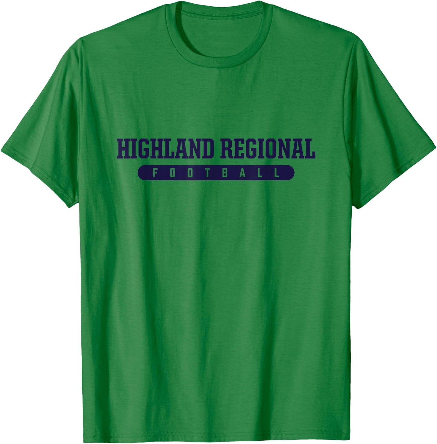 Highland Regional High School Football T-Shirt - T-Shirt | Irish Green