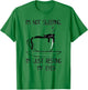Cute sleeping cat in a cup Men Women Girls Kids T-Shirt - T-Shirt | Irish Green