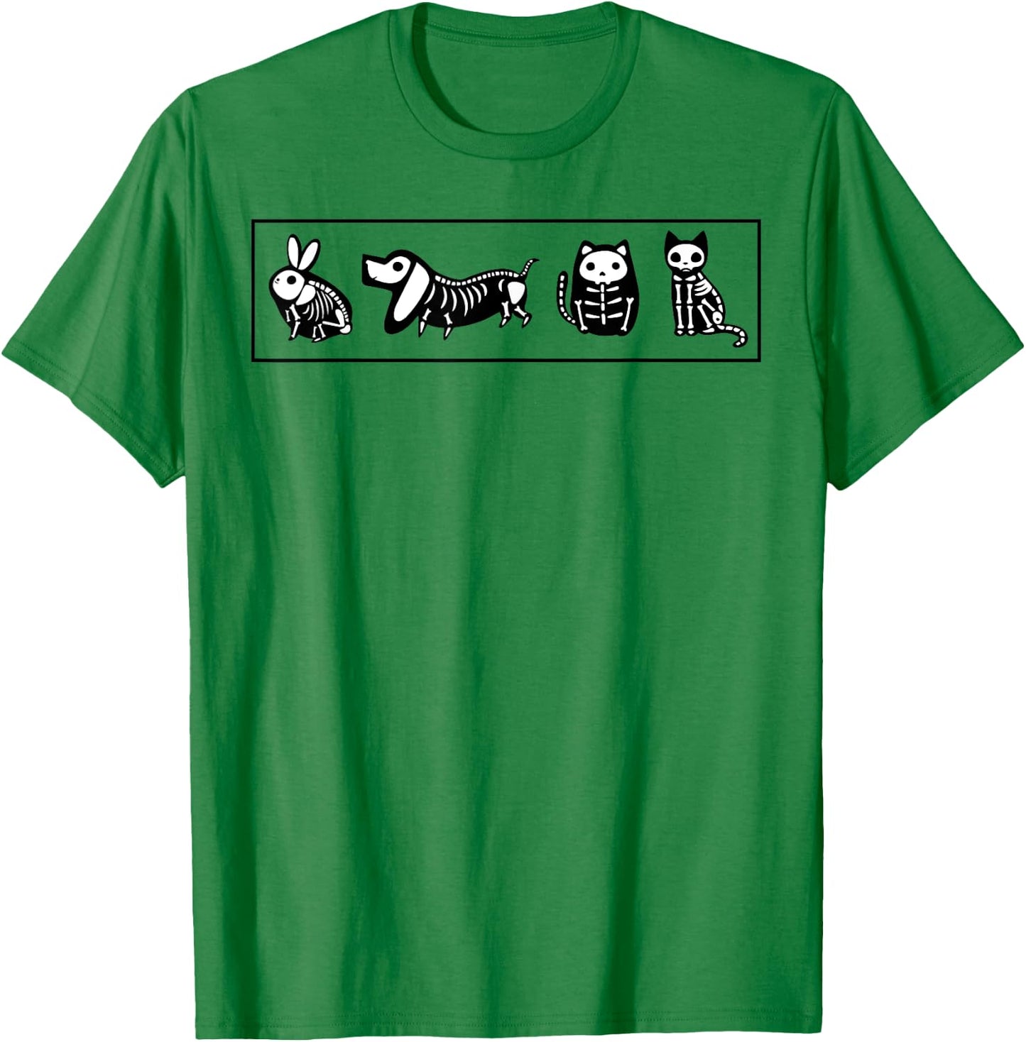 Funny X-ray Vet Tech Animal Rad Tech Apparel Veterinary T-Shirt - T-Shirt | Irish Green