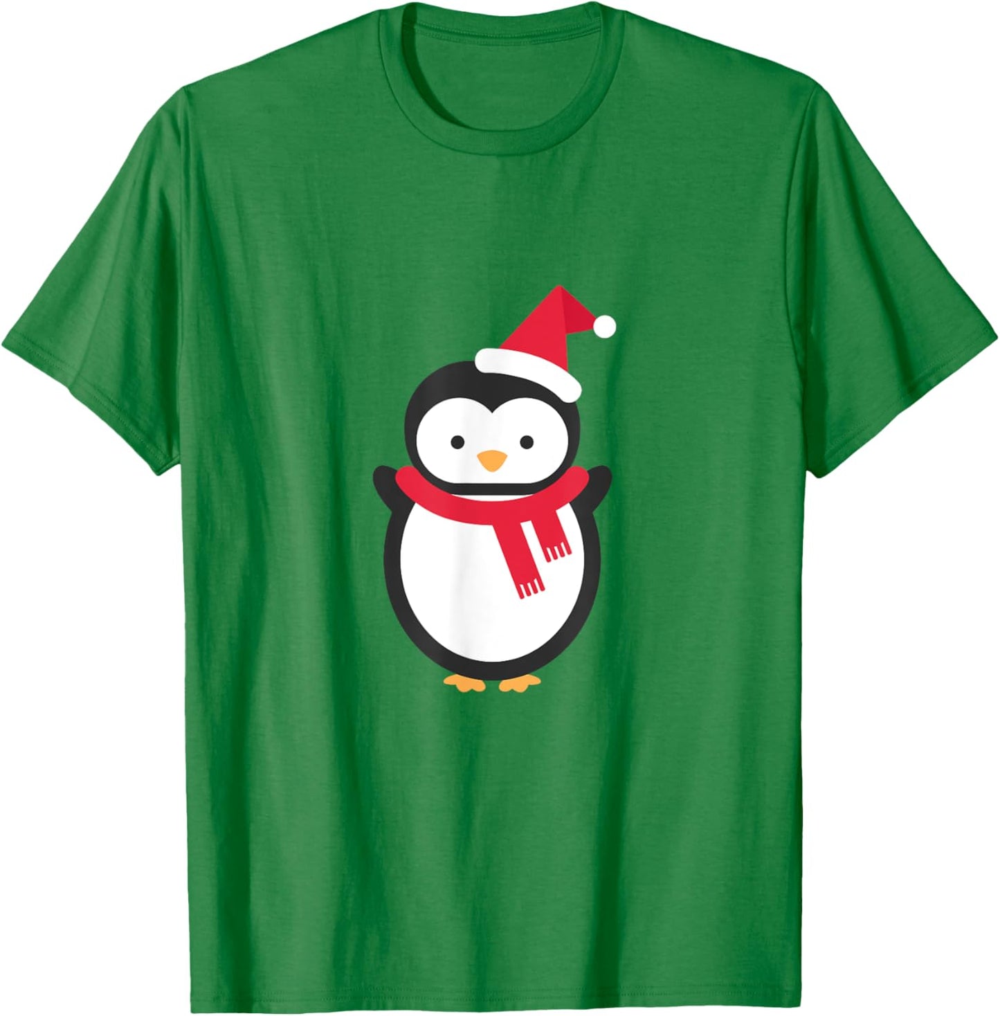 Penguin Christmas T-Shirt - T-Shirt | Irish Green