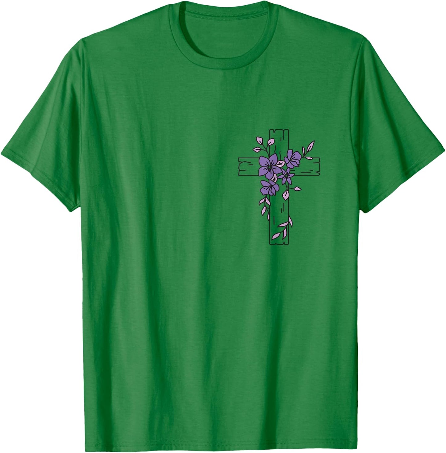 This Girl Runs on Jesus and Cheer Leading T-Shirt - T-Shirt | Irish Green