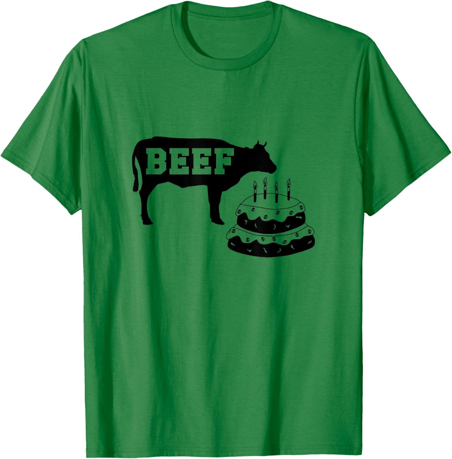Beef Cake funny saying gym workout weightlifting T-Shirt - T-Shirt | Irish Green
