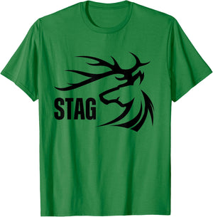 Stag Swinger Lifestyle Naughty Adult Graphic T-Shirt - T-Shirt | Irish Green