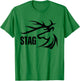Stag Swinger Lifestyle Naughty Adult Graphic T-Shirt - T-Shirt | Irish Green