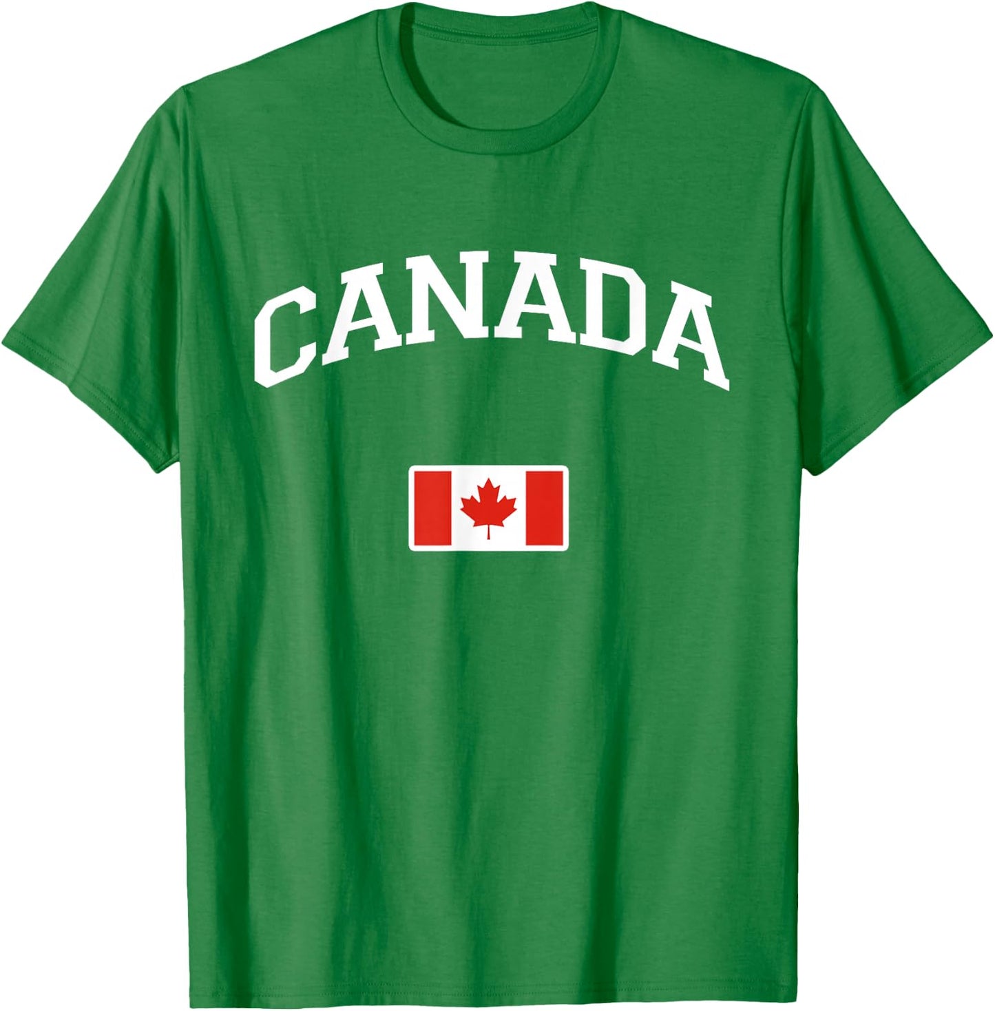 Canada Jersey | Canada Flag | Supporter Equipment, Red, S T-Shirt - T-Shirt | Irish Green