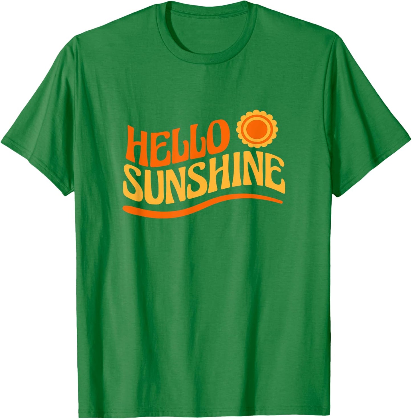Hello Sunshine , white, S T-Shirt - T-Shirt | Irish Green